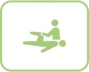 マッサージ中のイラスト